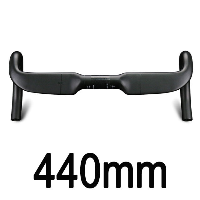 Carbon Drop Bar Road Bike Handlebar 31.8mm Internal Routing Lightweight