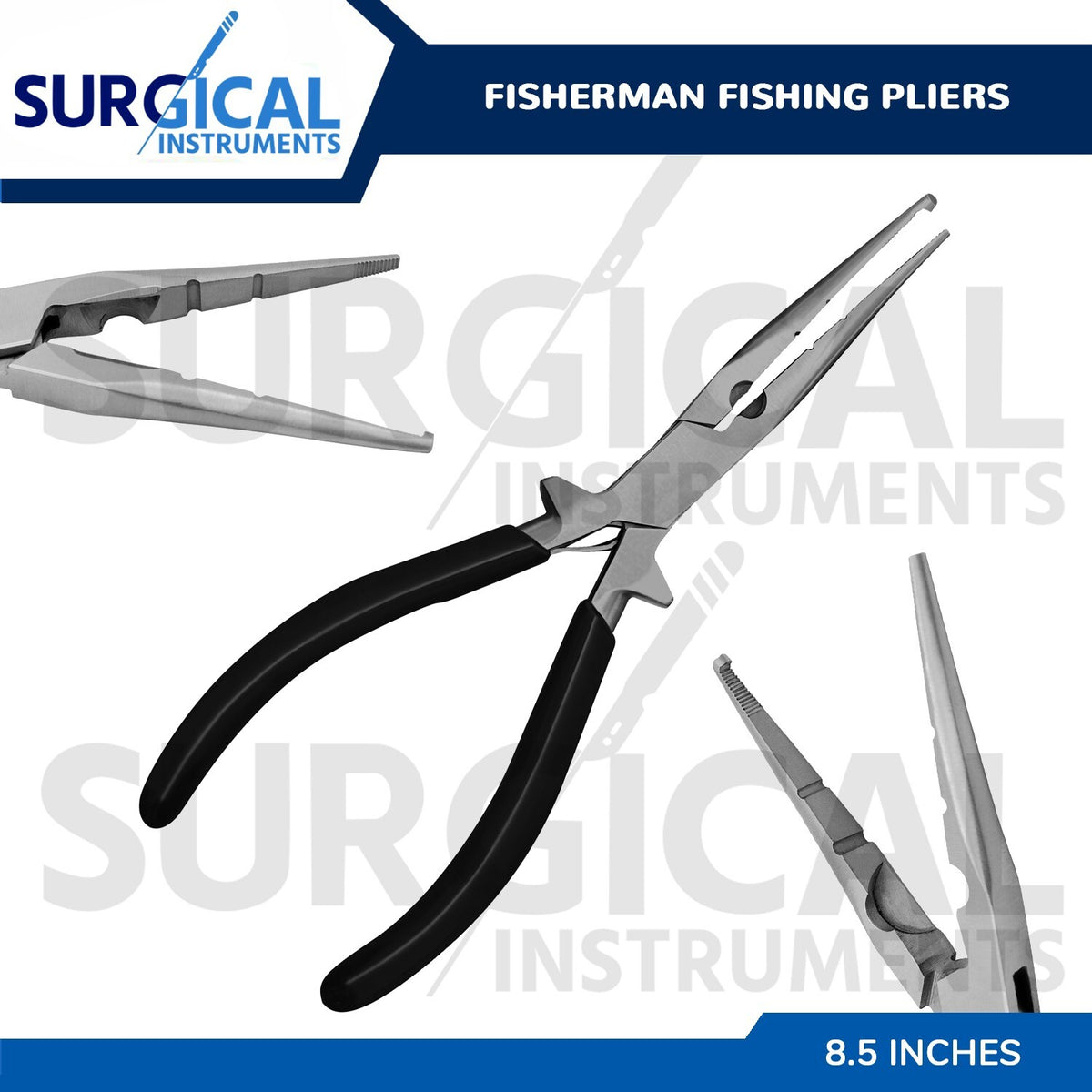 Stainless Steel Fishing Pliers - 8.5 Inch High-Quality Fish Hook Remover