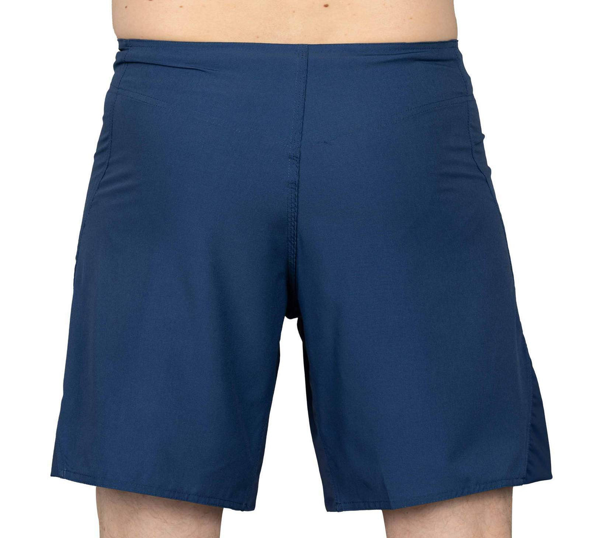 Grappling Fight Board Shorts for MMA & BJJ - Navy Blue, Lightweight & Stretchable