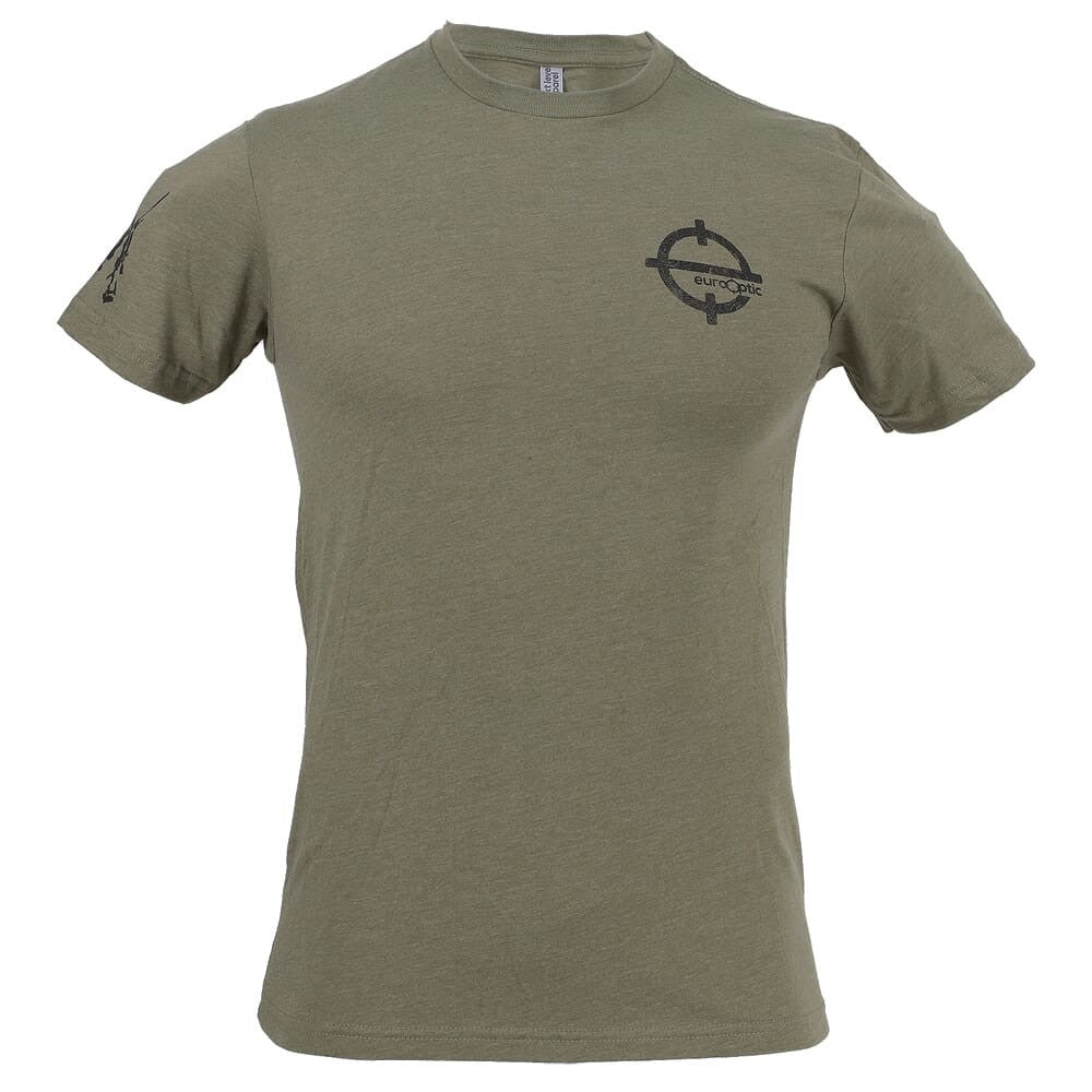 EuroOptic Green Graphic T-Shirt Crew Neck - Casual Men’s Top