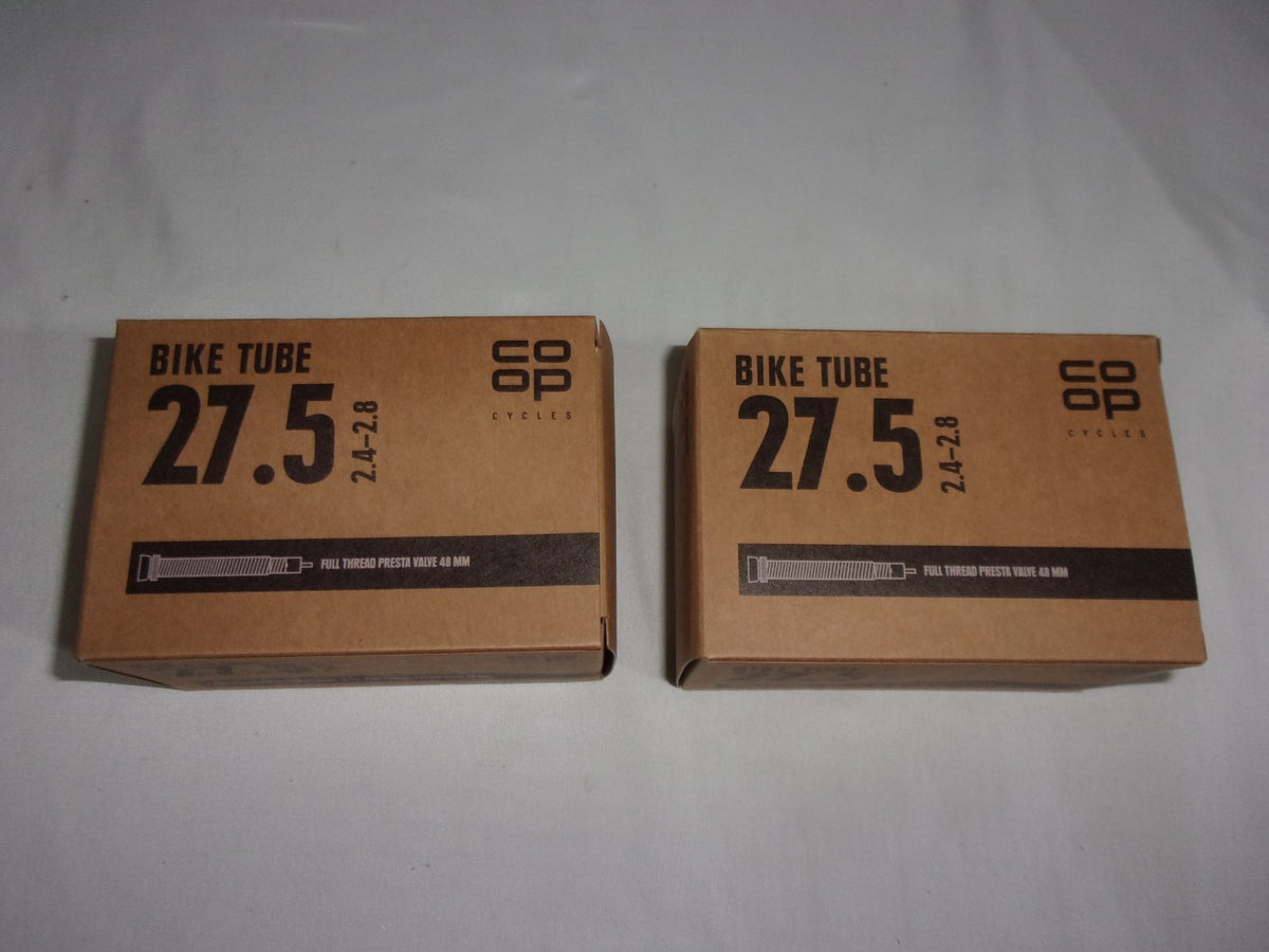 2-Pack Mountain Bike Inner Tubes 27.5 x 2.4-2.8 with Presta Valve 48mm