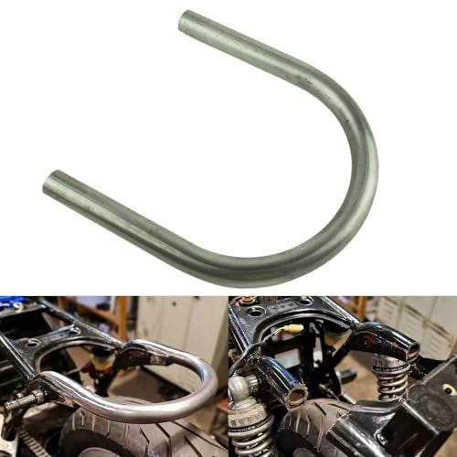 Retro Motorcycle Seat Frame Hoop Loop - Flat Tube 230mm/9.06in