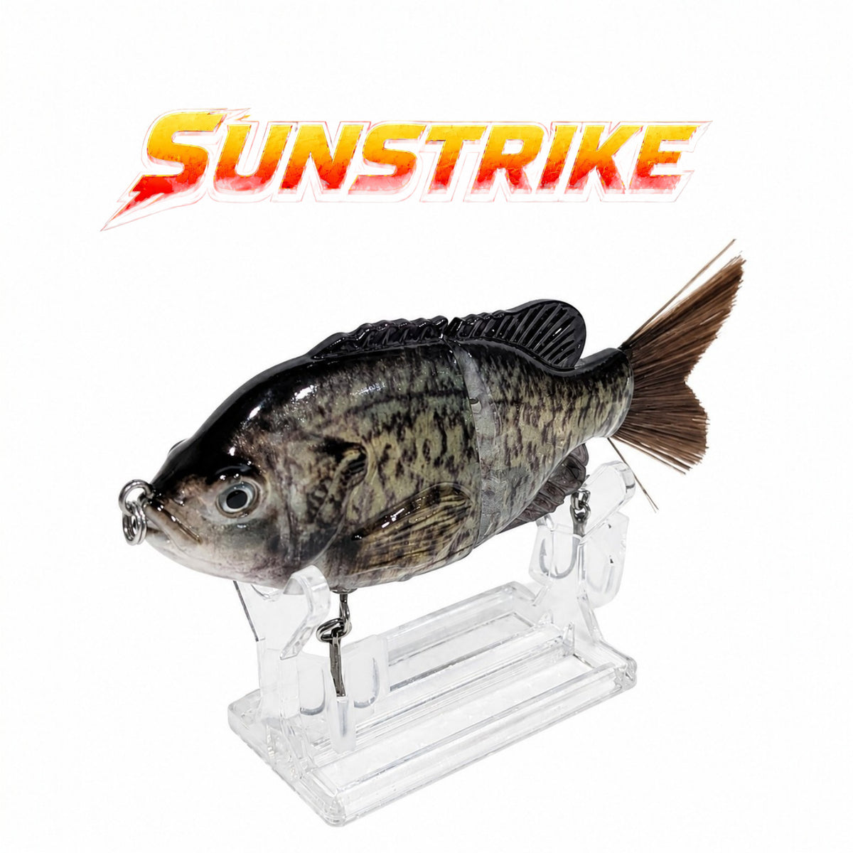 Jointed Sunfish Glide Bait for Bass Fishing - 3 Pack