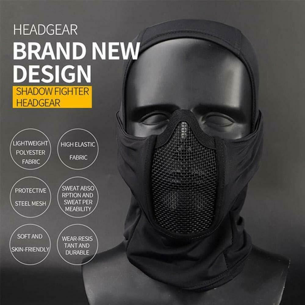 Breathable Mesh Tactical Face Mask for Airsoft, Hunting & Outdoor Sports