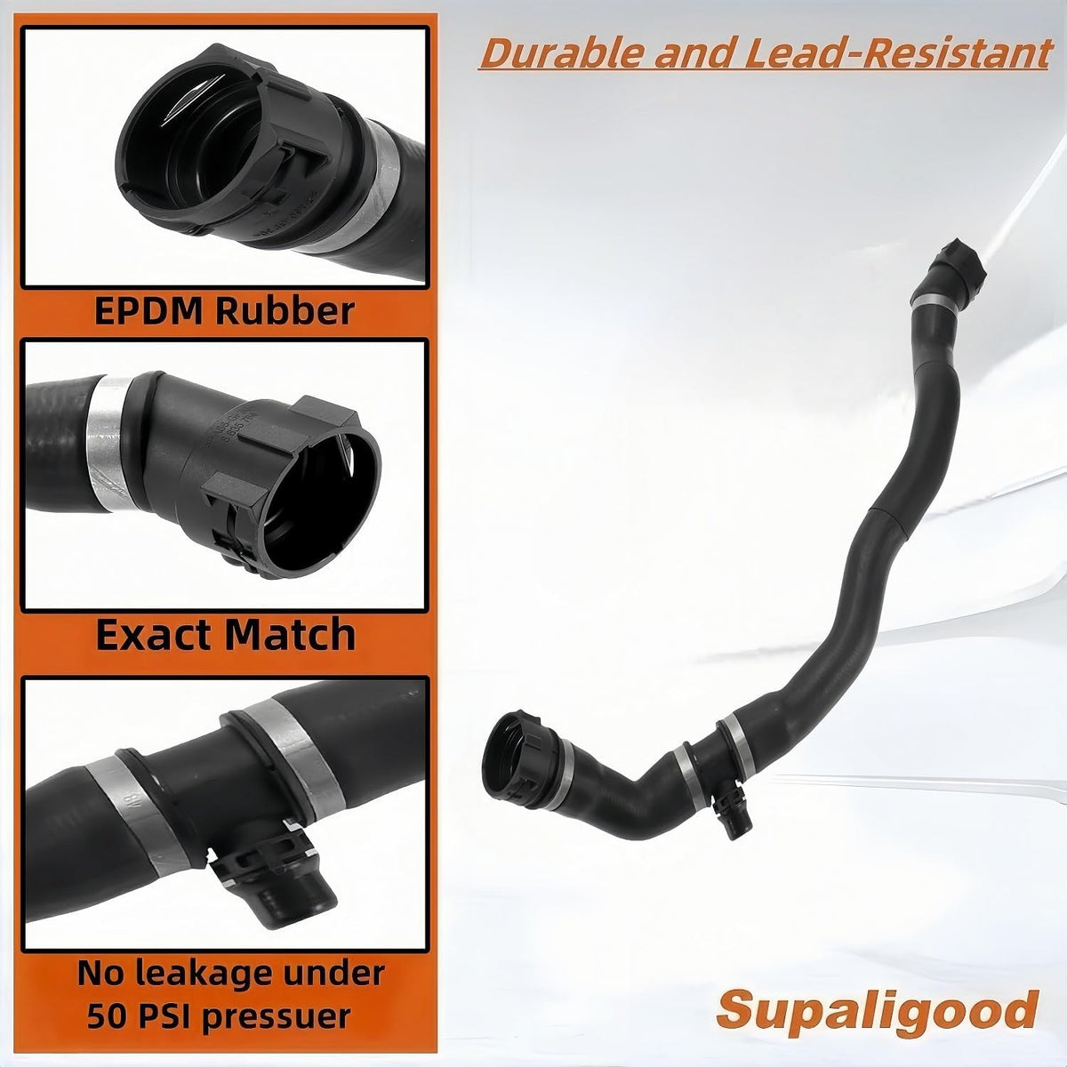 BMW 340i 3.0L Upper Radiator Hose Replacement 2016-2018 - Leak-Resistant Coolant Pipe