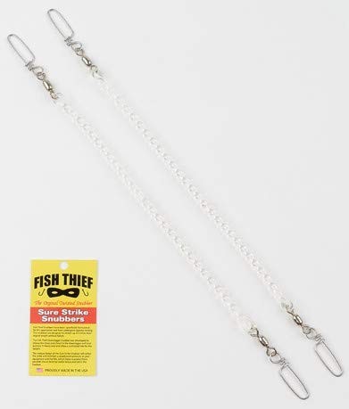 Downrigger Snubber Twin Pack - Clear Cushioned Shock Absorbers for Heavy Seas