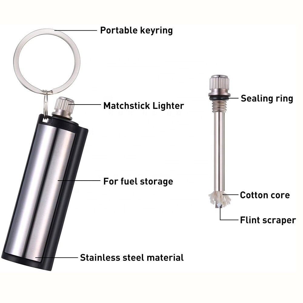 Waterproof Camping Match Lighters Set - Outdoor Survival Fire Starter