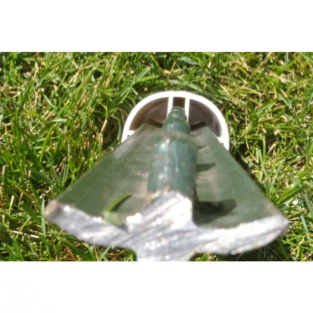 Orange Stake Caps Safety Covers for T Posts Rebar & Tent Stakes 10-Pack