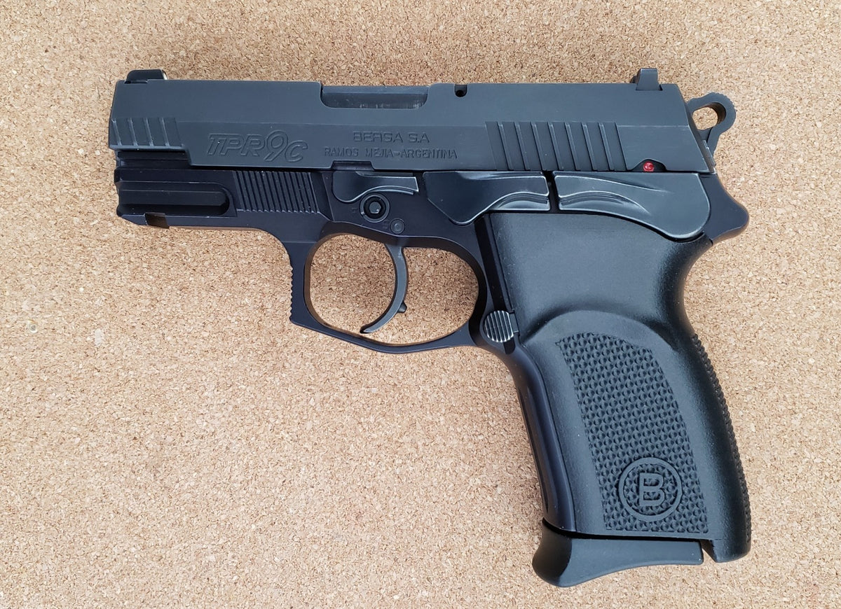 Pistol Grip Upgrade for Bersa TPR9C Compact Pistol - Enhanced Texture & Backstrap