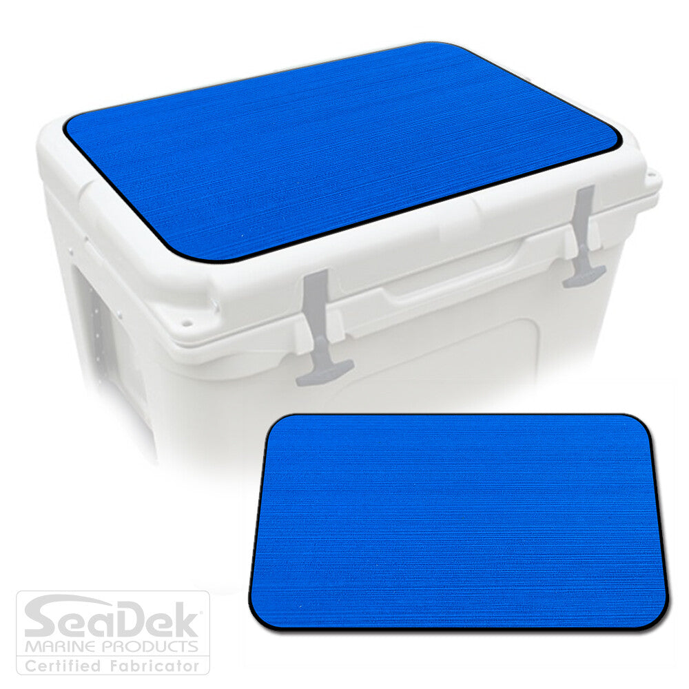 SeaDek Cooler Pad for YETI Tundra Series Marine EVA Non-Slip Mat - Bimini Blue/Black
