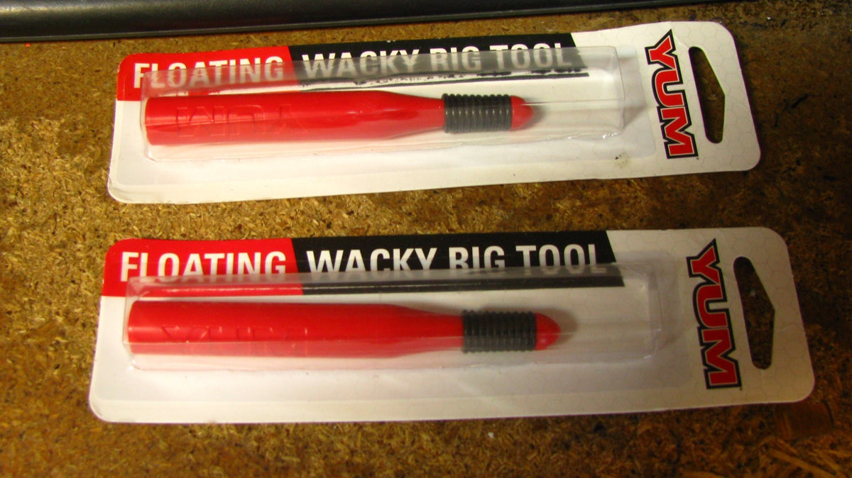Floating Wacky Rig Tool for Fishing - 2 Pack with Rubber O-Rings