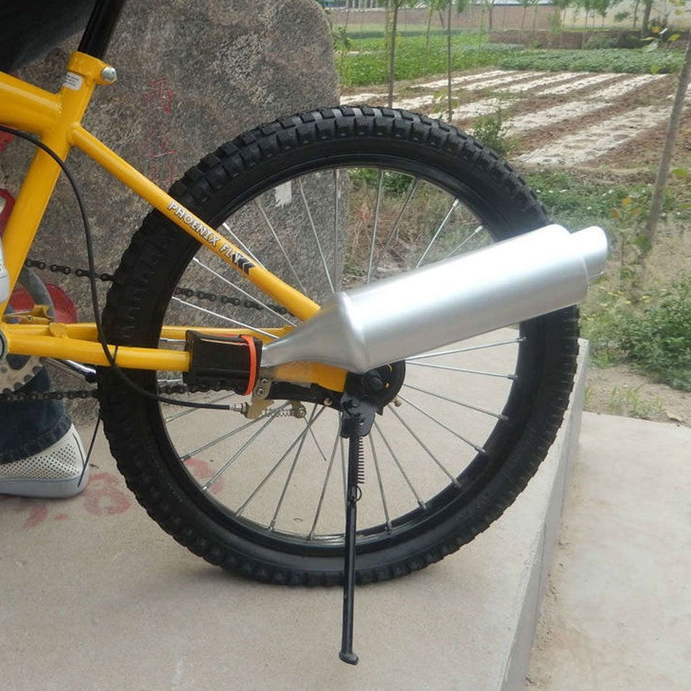 Bike Turbo Exhaust Pipe with Sound Effects - Bicycle Spoke Sound Maker Kit