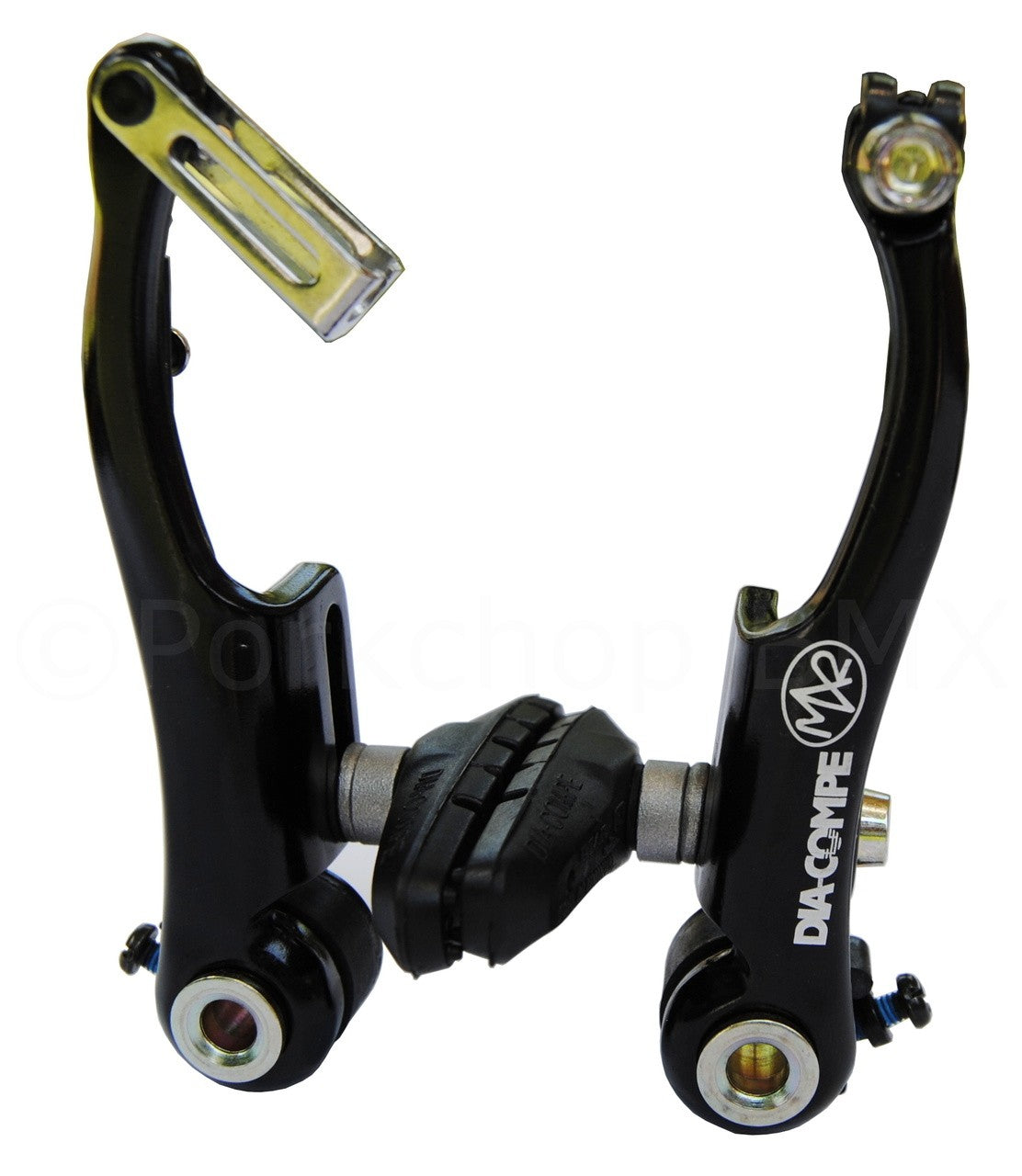 Bicycle BMX V-Brake Caliper Black Anodized MX2 with Pads & Hardware