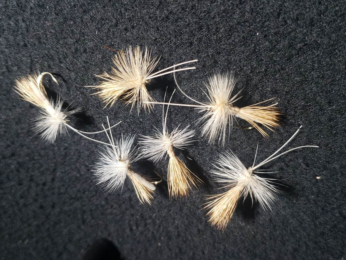 Elk Hair Caddis Dry Fly Size 14 Ginger - Custom Tied Water Fly