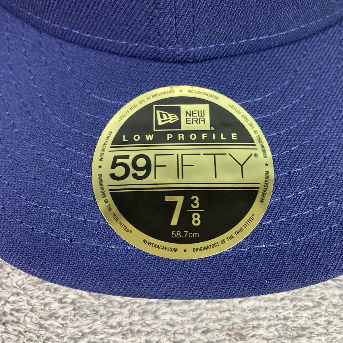 Golf Fitted Hat 59Fifty PGA LIV Bryson Blue 7 3/8 - New Era Authentic