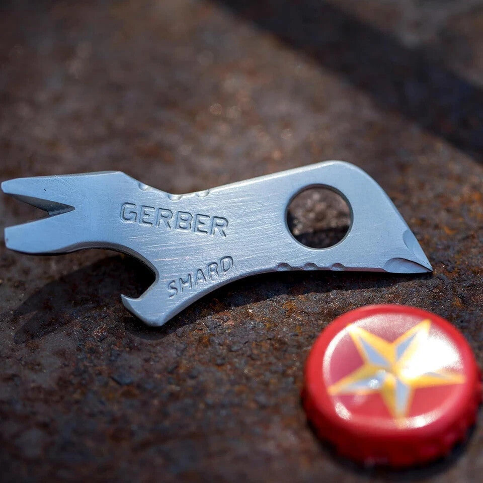 Gerber 7-in-1 Keychain Multitool with Bottle Opener and Screwdriver