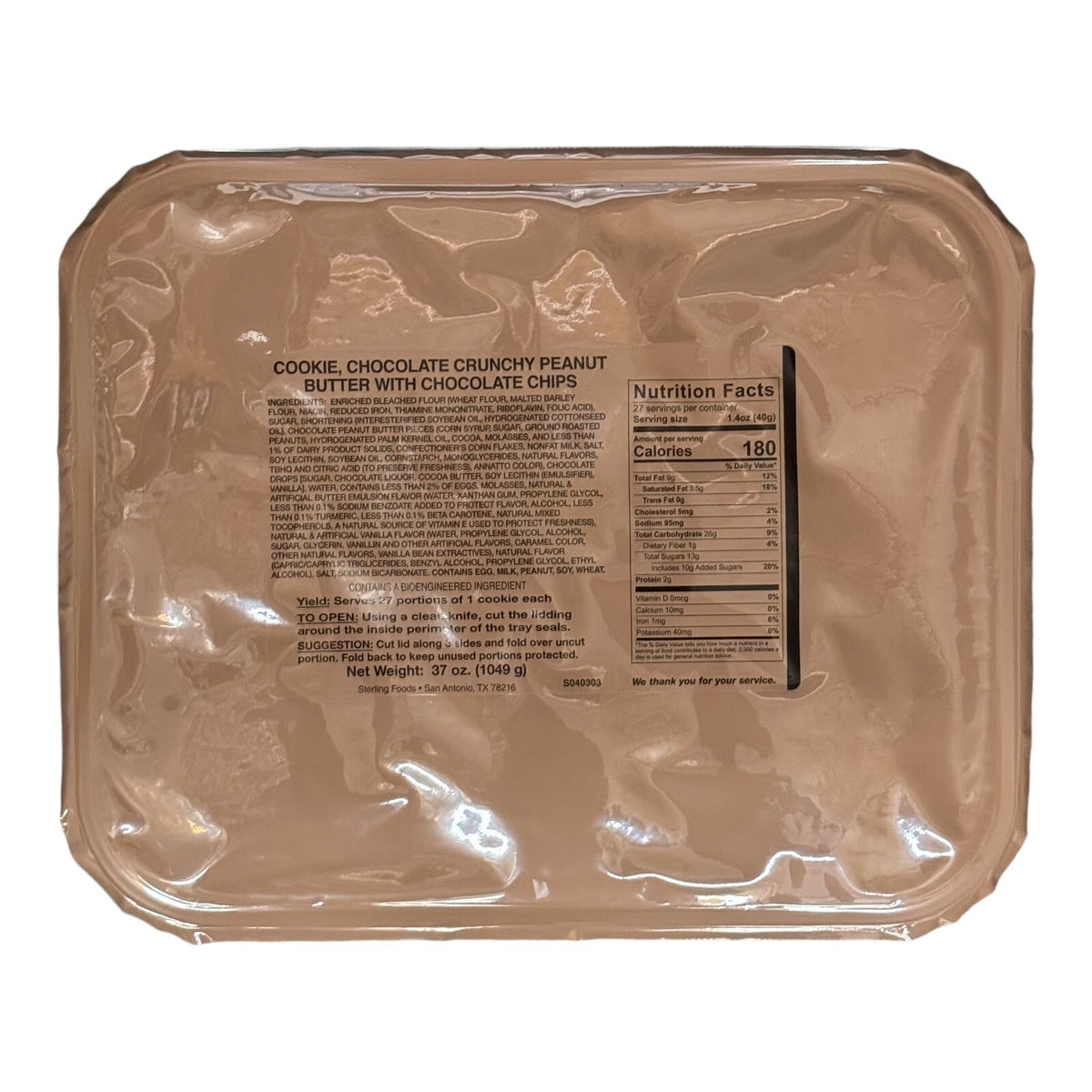 Military Surplus MRE Tray Packs - Variety of Flavors, Large Group Rations
