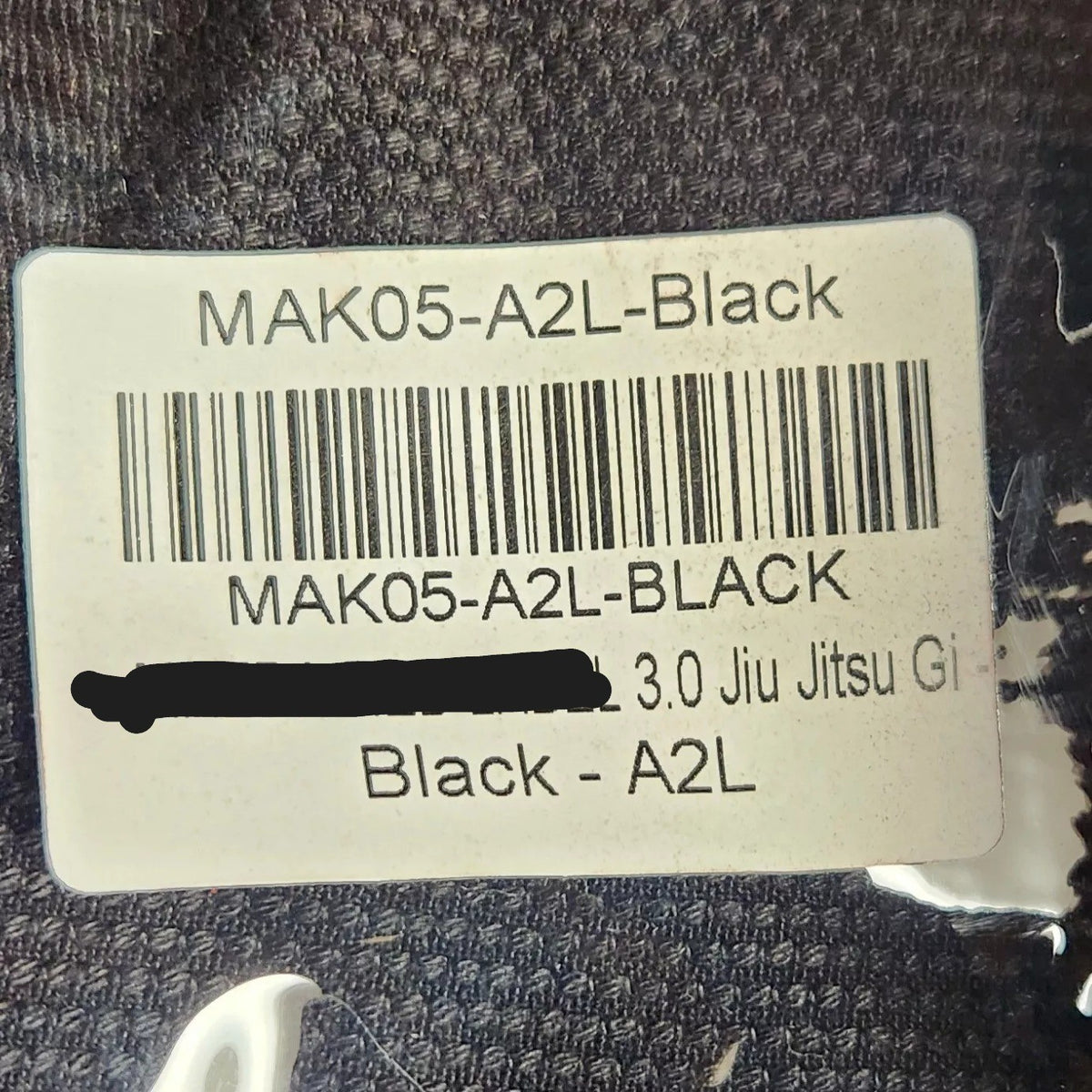 Martial Arts Gi for Jiu Jitsu & Karate - Black, Multiple Sizes