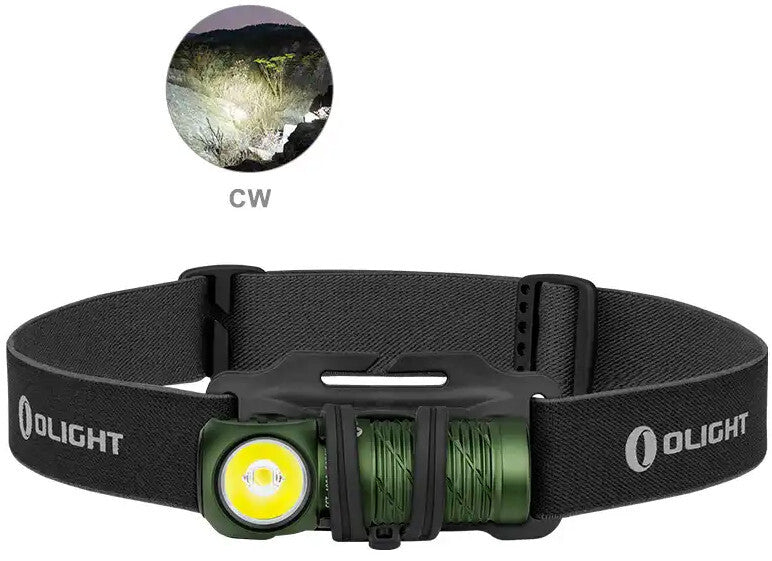 Rechargeable LED Headlamp with 1100 Lumens, White & Red Light, Compact
