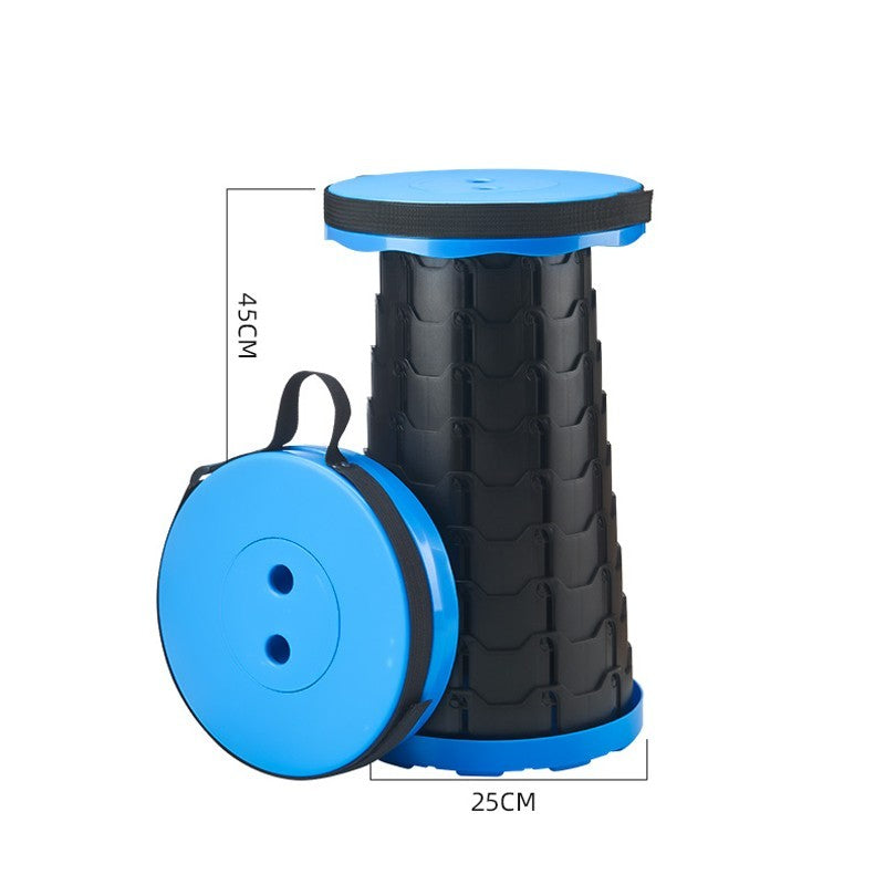 Portable Camping Stools Set of 2 Foldable Outdoor Chairs Supports 400 lbs