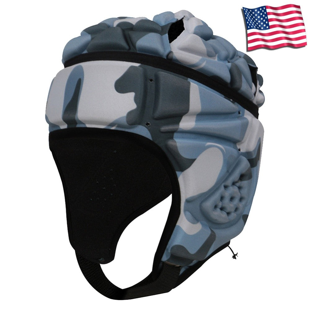 Adjustable Rugby Headgear Helmet for Collision Sports Lightweight Breathable