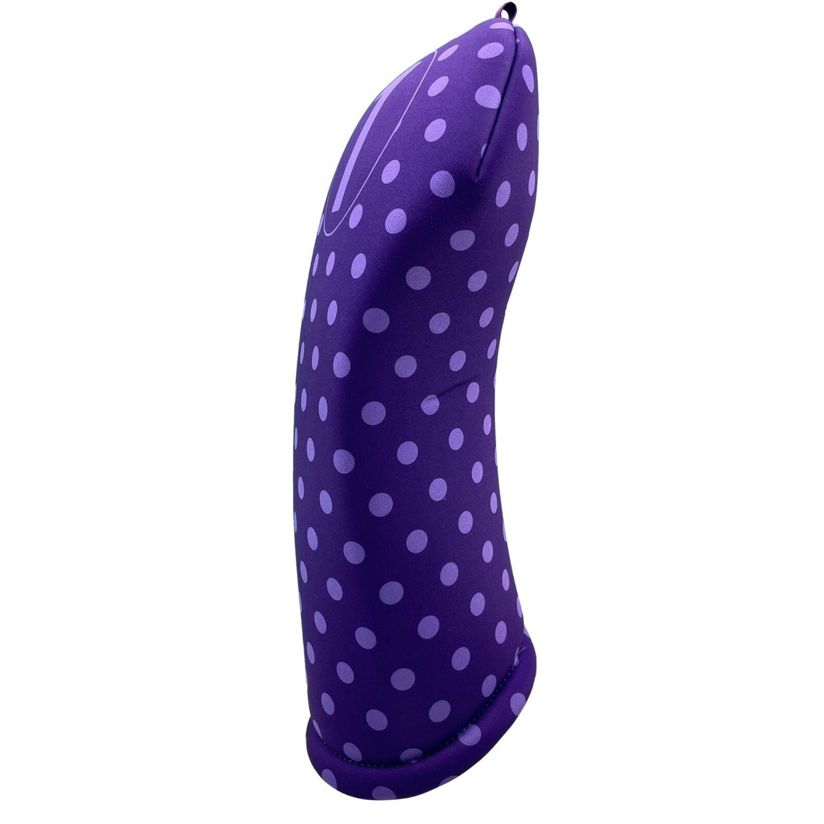 Women's Golf Club Headcover with Purple Polka Dots - Multiple Sizes & Clubs