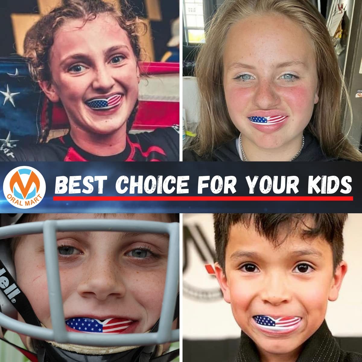 Youth Sports Mouth Guard for Kids Football MMA Karate Boxing - Protective Gear