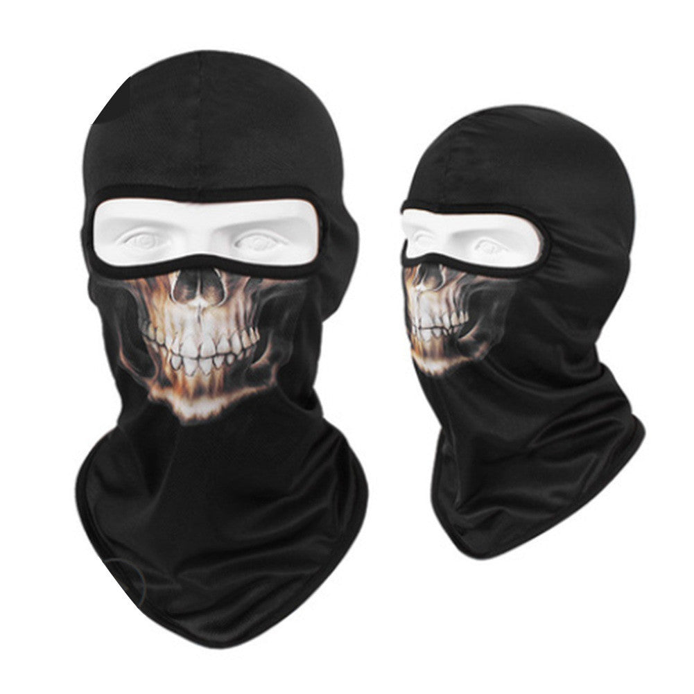 3D Ghosts Skull Balaclava Cycling Motorcycle Face Mask Halloween Cosplay