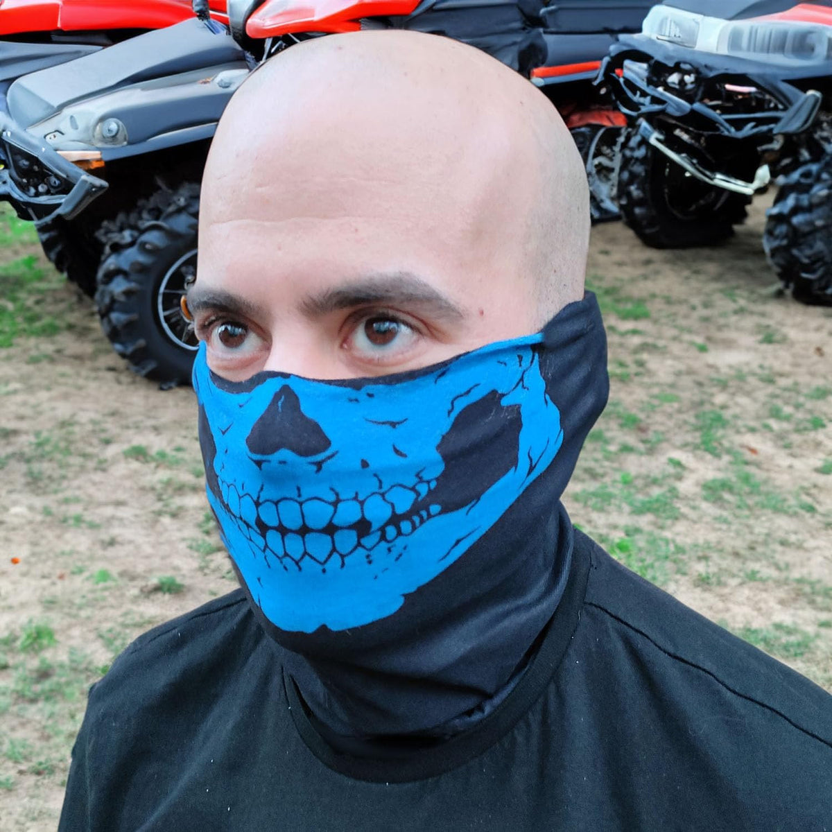 8 Pcs Skull Face Mask Balaclava Ghost Bandana for Motorcycle Biking & Outdoor Sports