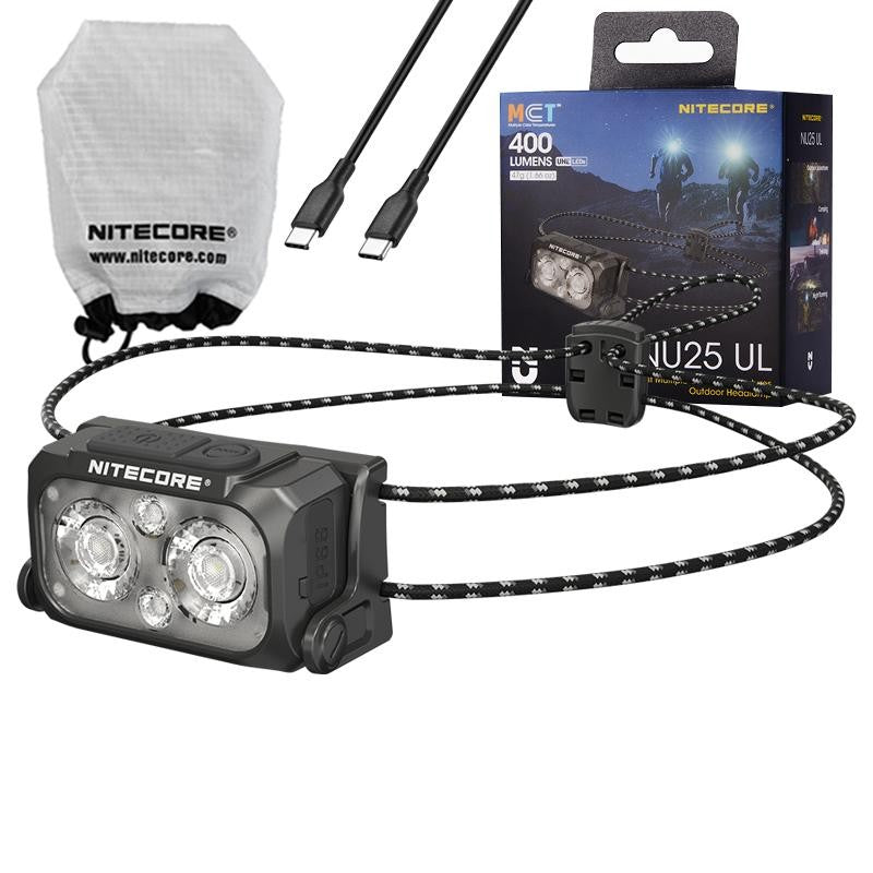 Lightweight Outdoor Headlamp with Multiple Color Temperatures - 400 Lumens