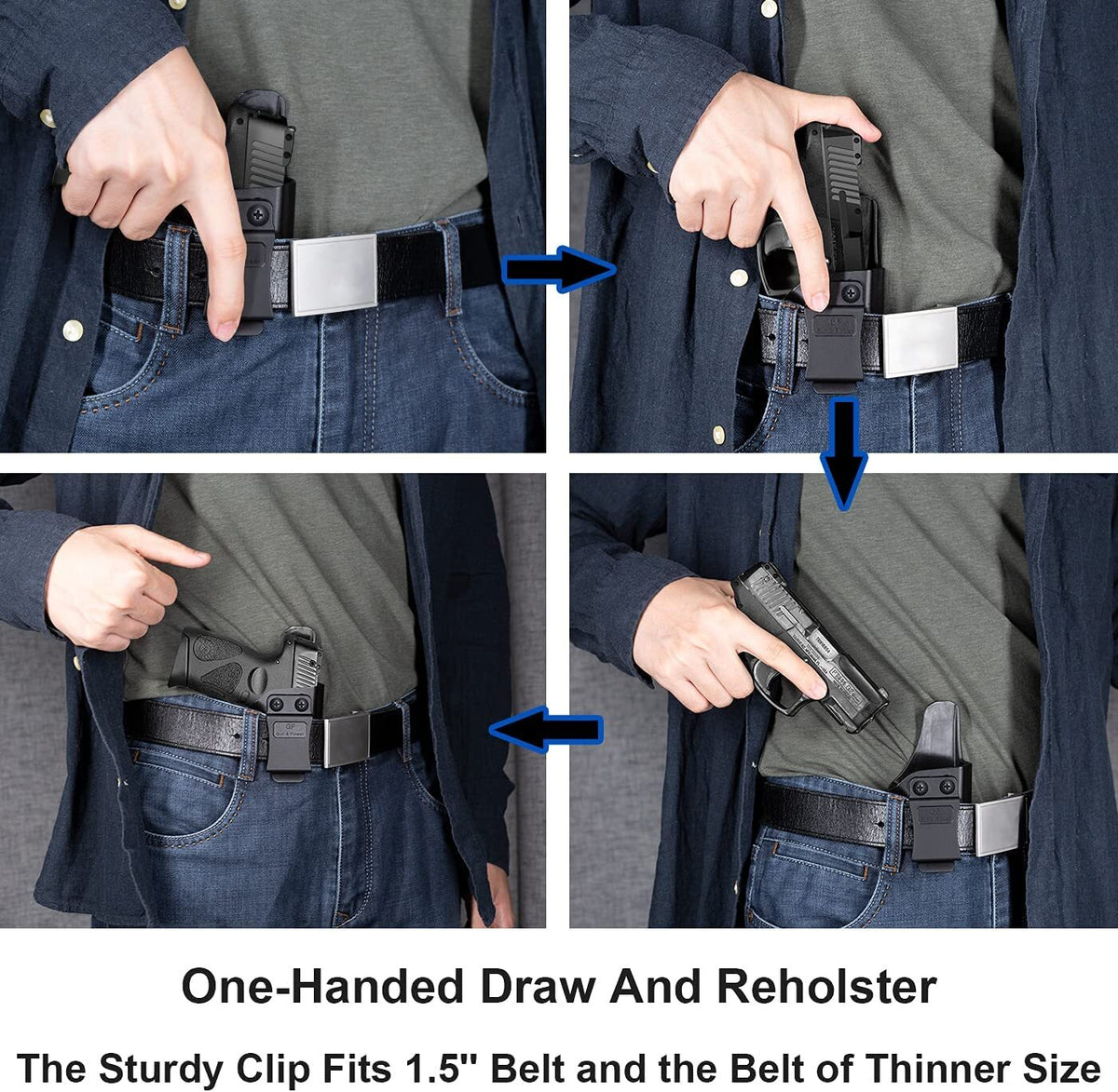 Concealed Carry IWB Holster for S&W SD9 VE & SD40 VE - Right Hand