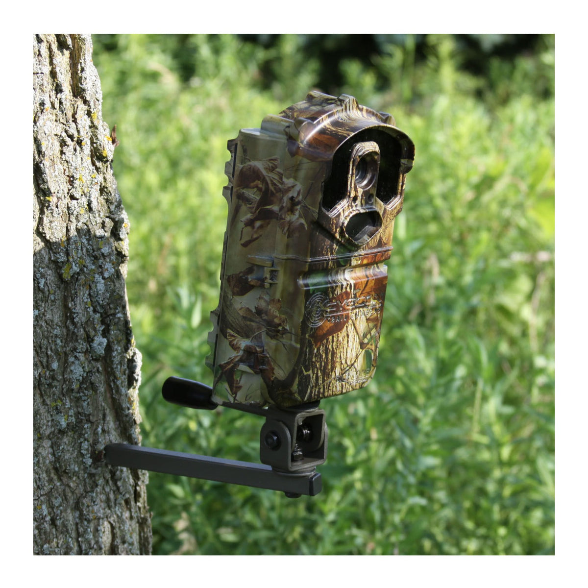 Trail Camera Tree Mount Holder with 360° Rotation and Adjustable Pan Tilt