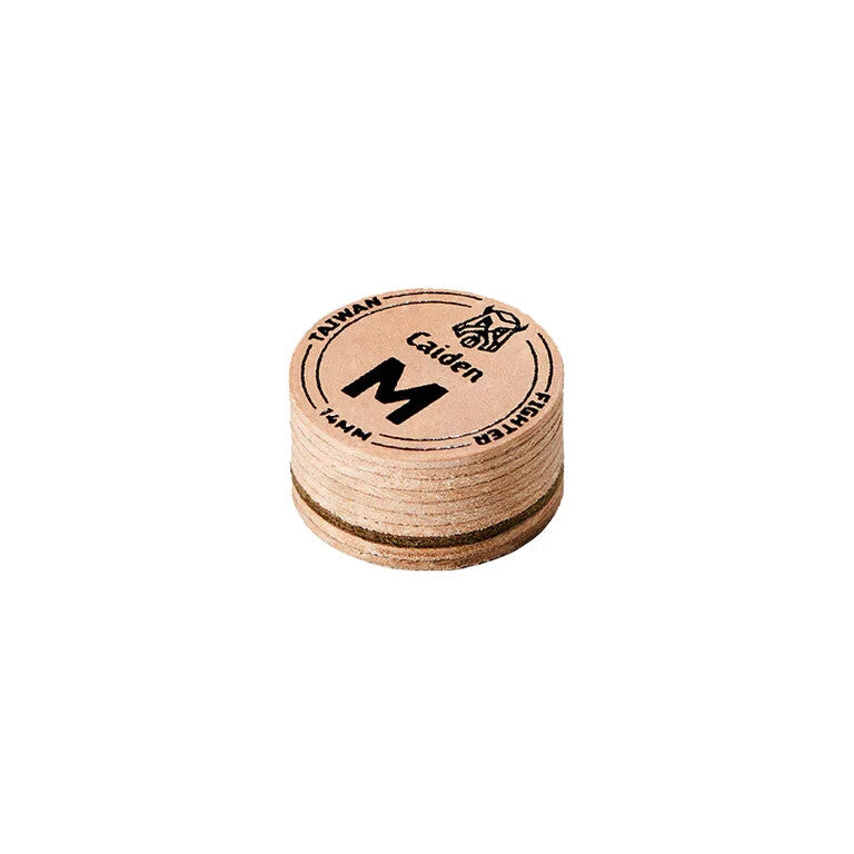 Caiden Fighter Medium Tip 10-Layer Leather Billiard Cue Tip