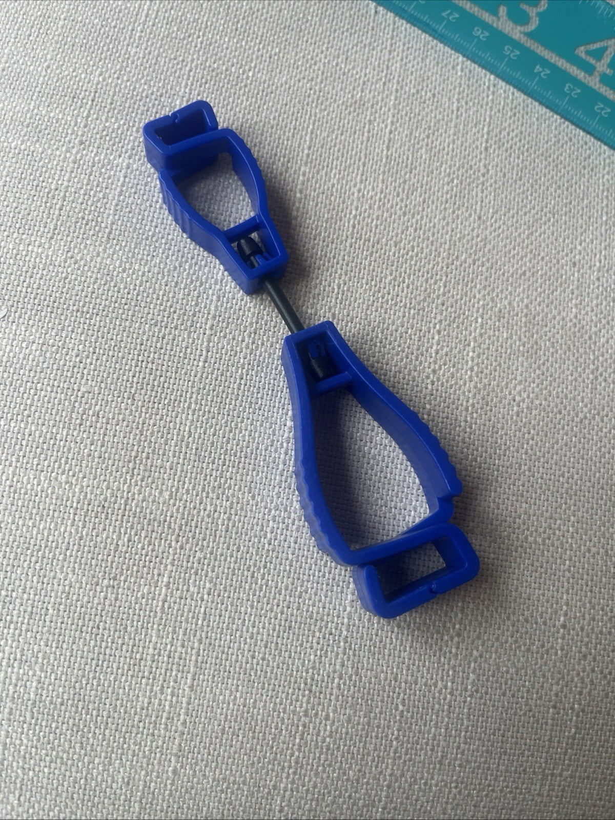 Blue Glove Clips for Work Gloves - Portable Belt Holders (Set of 5)