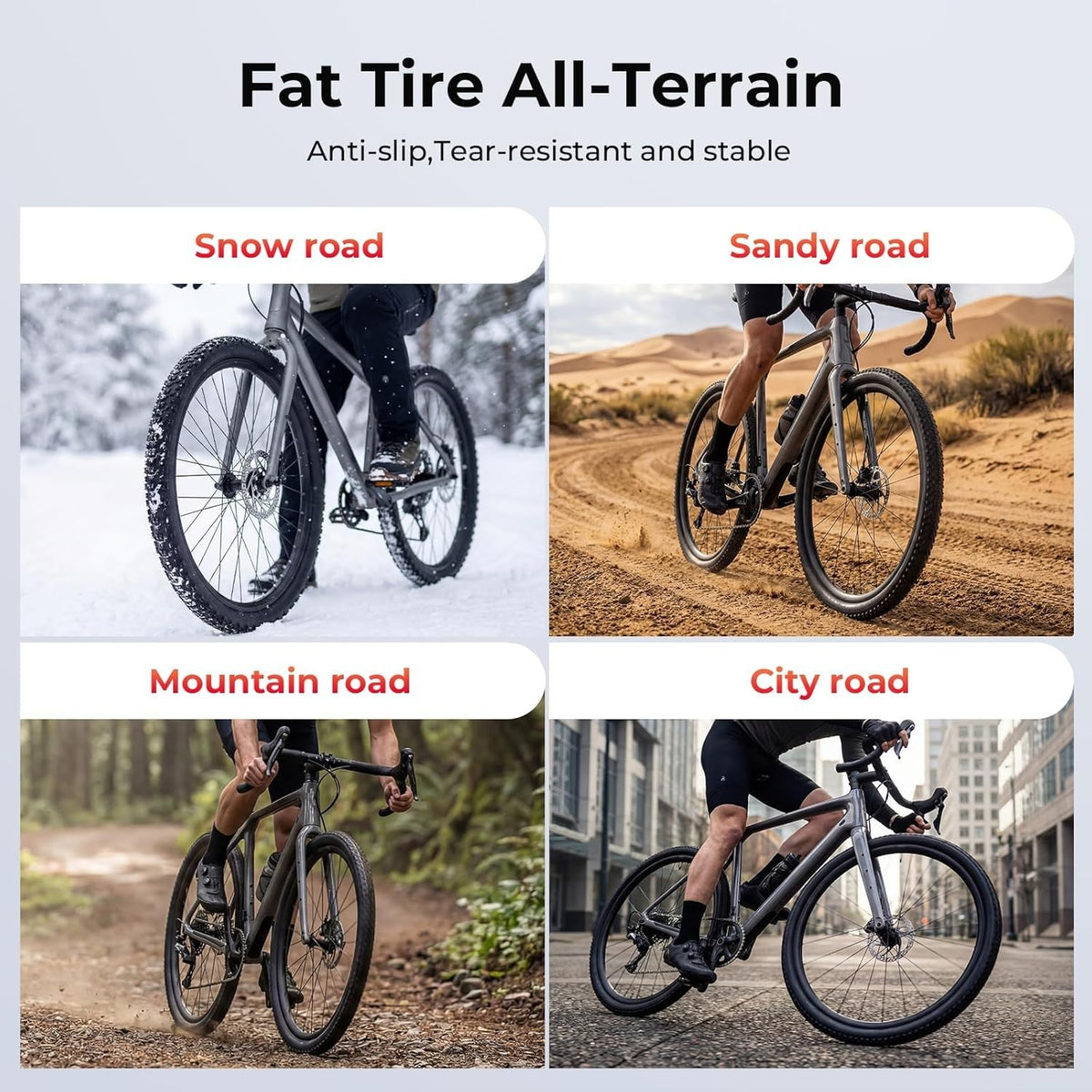 2 Pack 26x2.2 MTB Bicycle Tires & Inner Tubes Off-Road All-Terrain