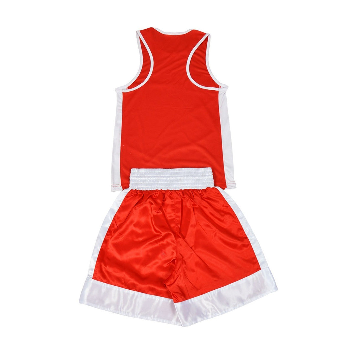 Kids Boxing Shorts & Top Set - 2-Piece Satin Martial Arts Training Outfit