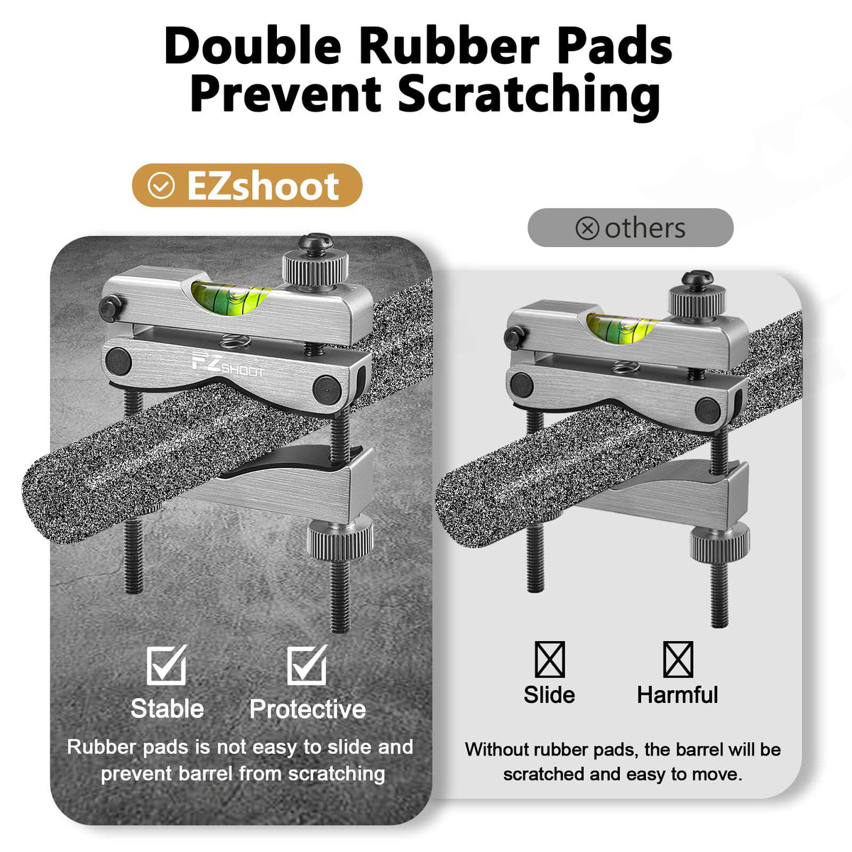 Scope Crosshair Leveling Kit for Rifle & Optics Alignment - Aluminum Precision Tool