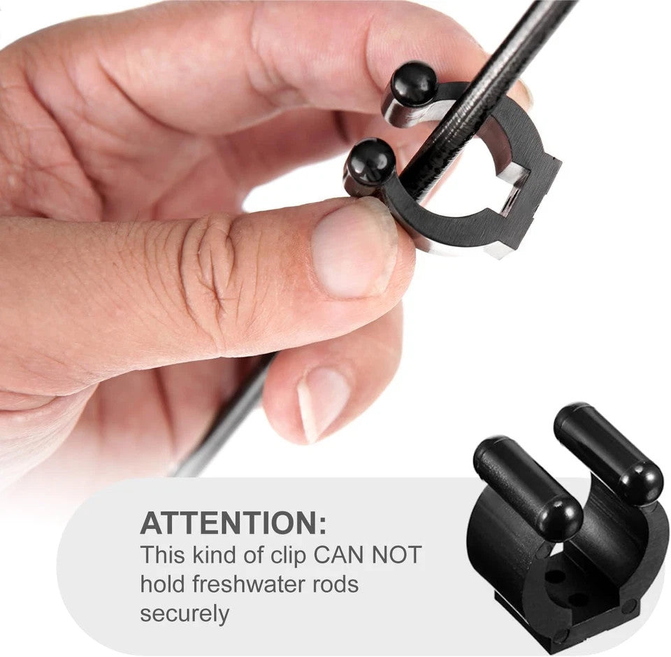 Fishing Rod Rack Clips Kit - Customizable Rod Holder Accessories