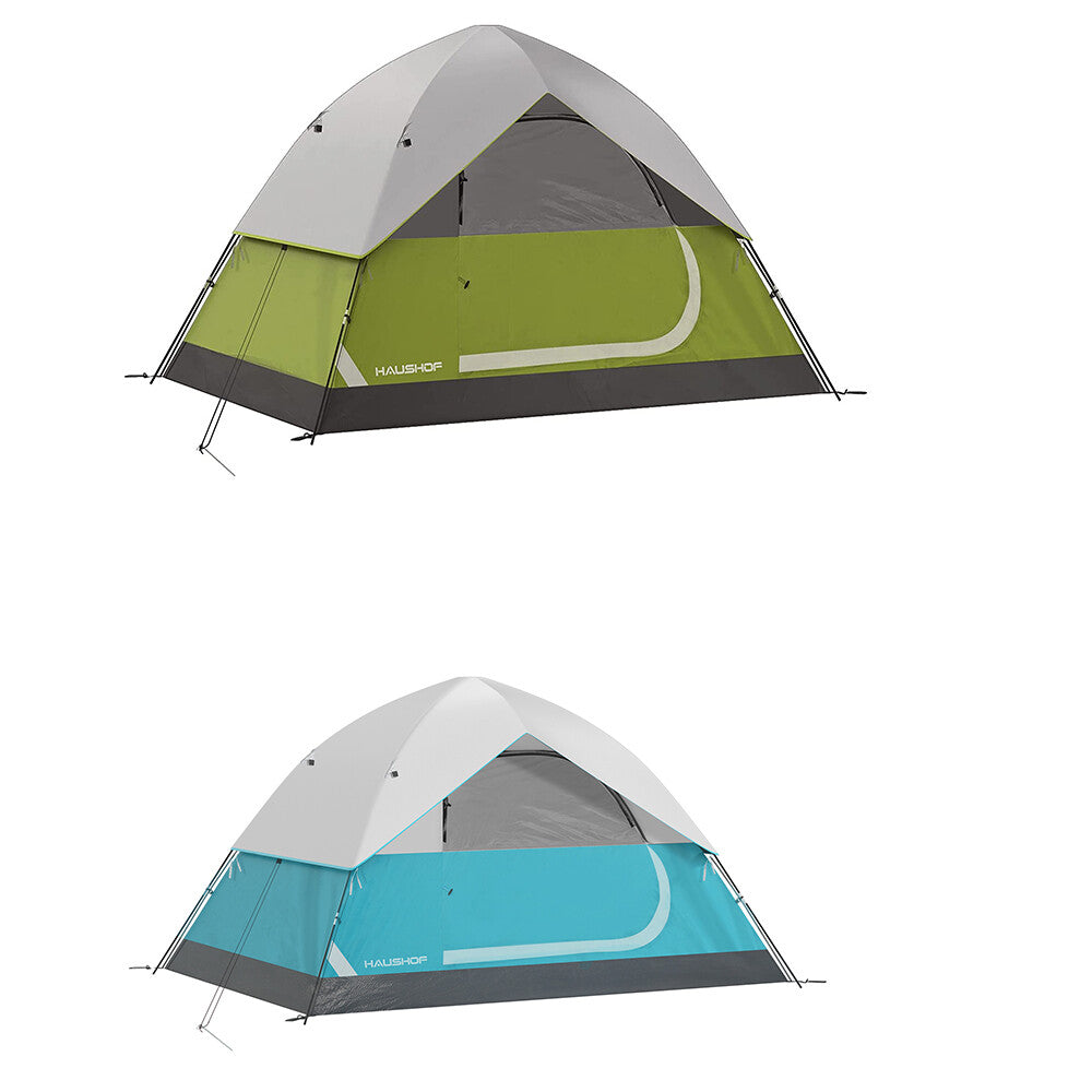 Family Dome Camping Tent with Removable Rainfly, 2-4 Person, Waterproof & Easy Setup
