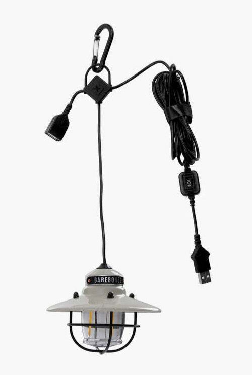 Rechargeable Edison Pendant Light with Steel & Plastic Construction