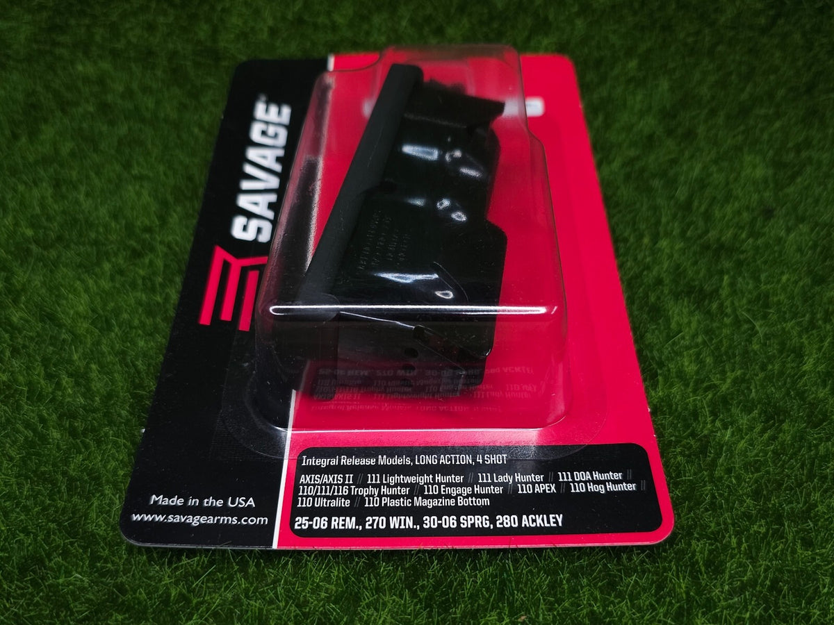 Savage Arms Rifle Magazine for Axis Series 4-Round Steel & Polymer