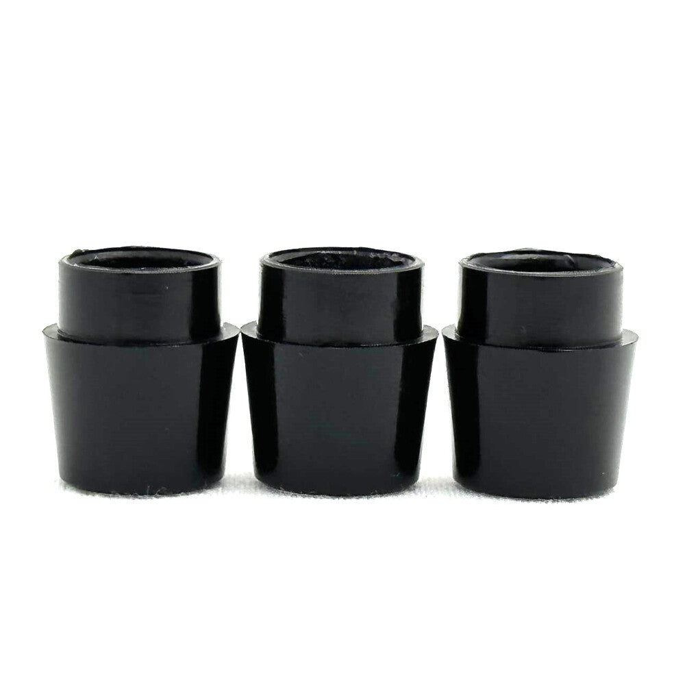 20x Golf Ferrules .335 Collared Black Solid Replacement Parts