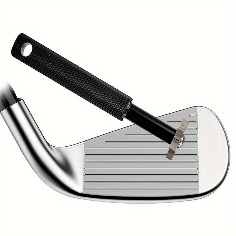 Golf Club Groove Sharpener Tool for U and V Grooves - Durable Steel, 1-2 Pack