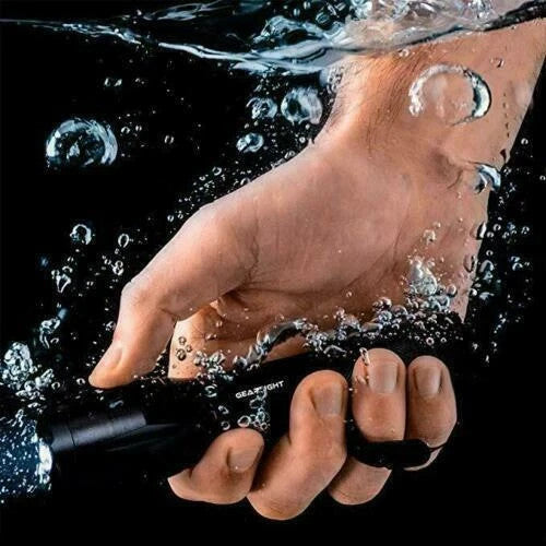 LED Tactical Flashlight 2-Pack, High Lumens, Zoomable, 5 Modes, Waterproof