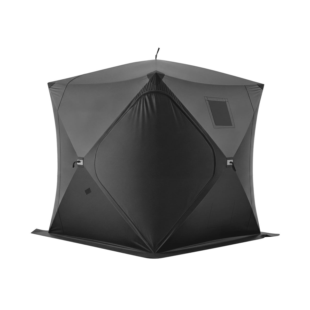 Pop-Up Ice Fishing Tent for 3-4 People - Portable 90x90x77in Shelter