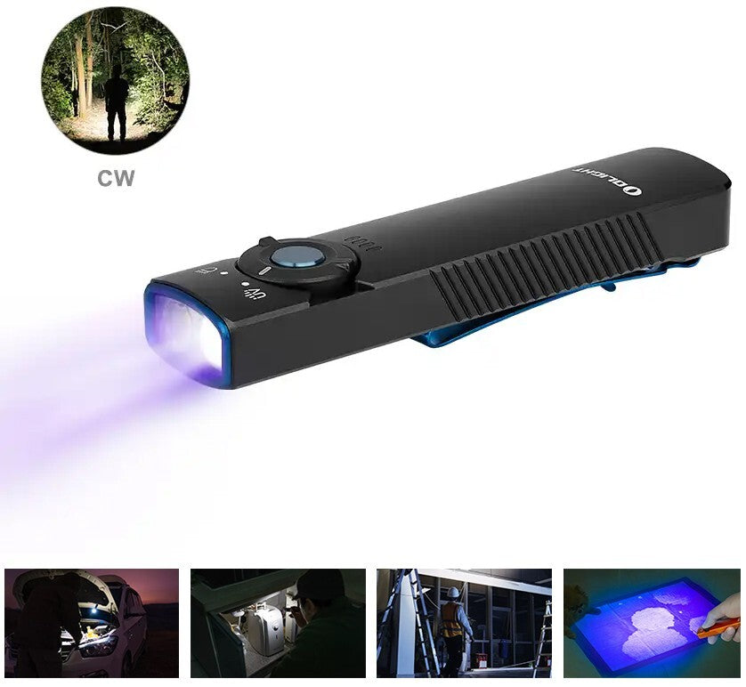LED Flashlight 1000 Lumens with UV & Multiple Brightness Levels