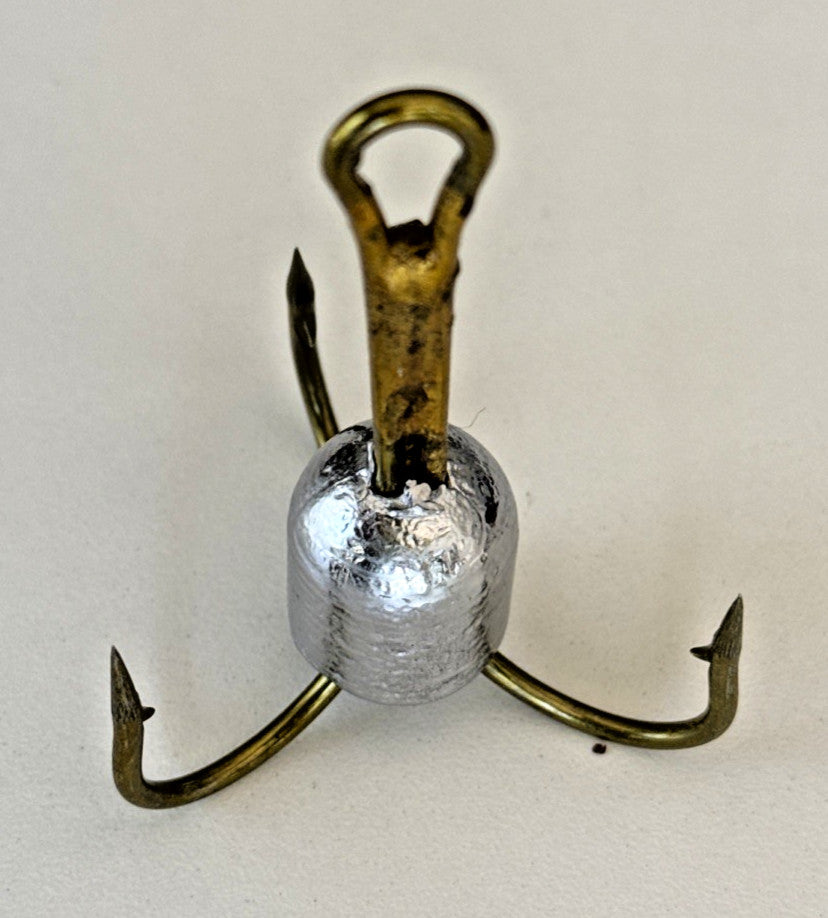Weighted Treble Hooks 10/0 Size for Snagging - 2.5oz, 10 Pack