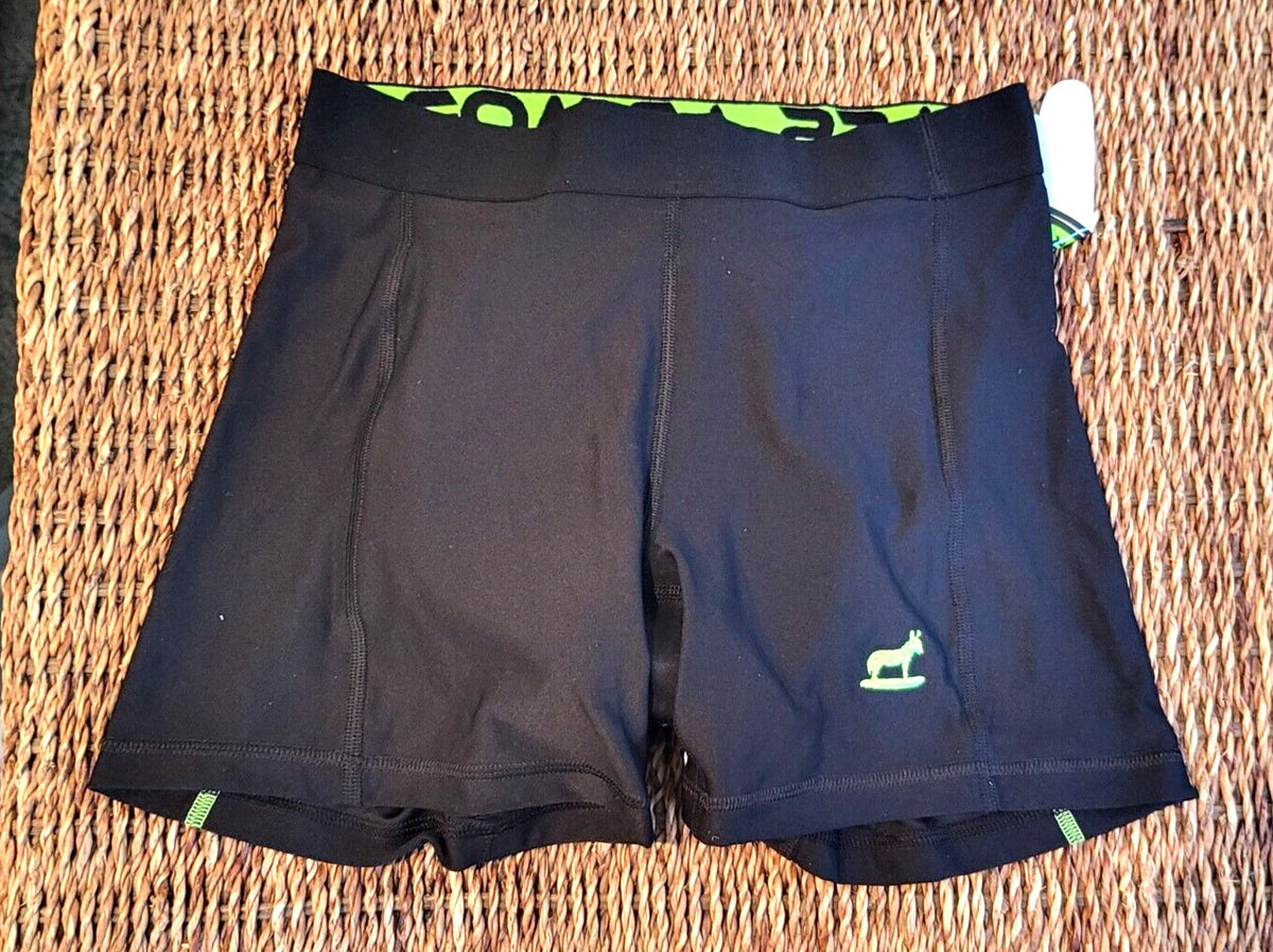 Unisex Padded Sport Shorts for Cycling Skateboarding Skiing - Medium Black