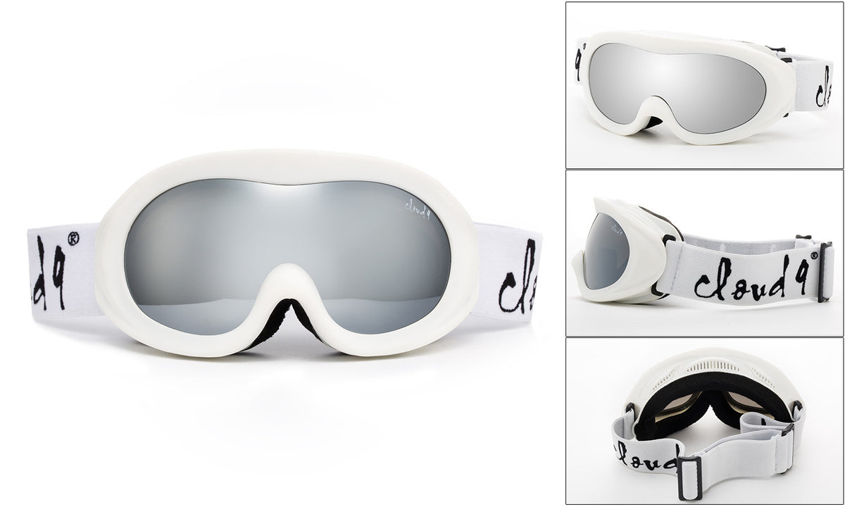 Junior Ski Snowboard Goggles with Anti-Fog Dual Lenses - UV Protection
