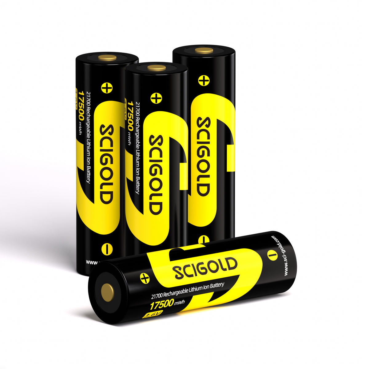 Rechargeable 21700 Lithium-ion Battery 3.6V 17500mWh for Electronic Devices
